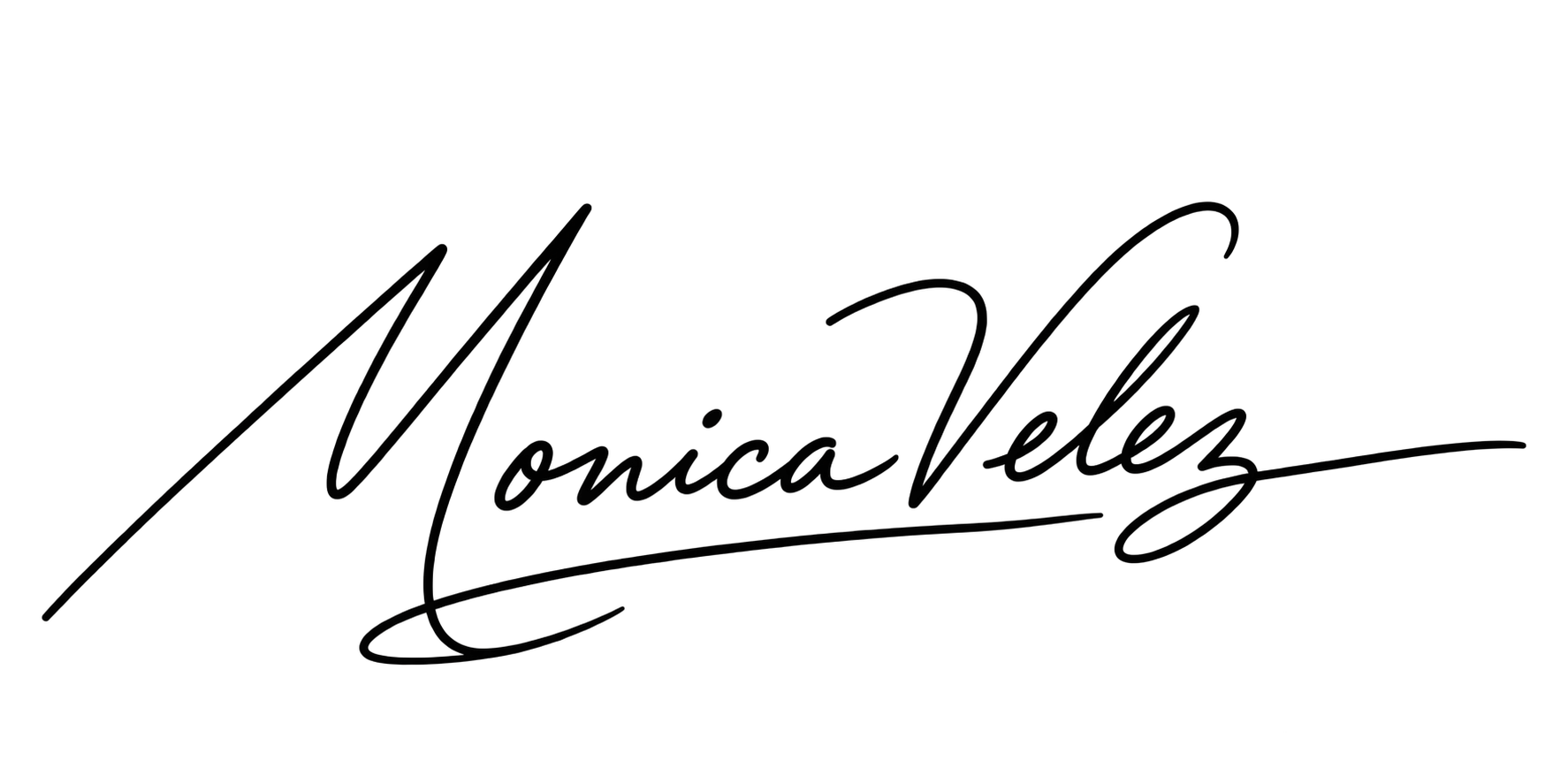 Firma de Mónica Vélez
